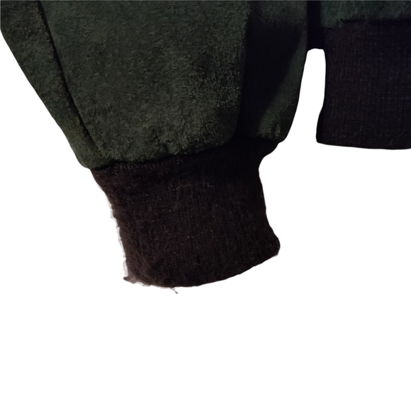 Vintage George Strait 80's Country Suede Leather Letterman Bomber Jacket Unisex - Picture 10 of 16